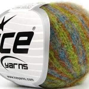 Lot of 4 Caress Baby Alpaca Color Green, Gold, Turquoise, Grey